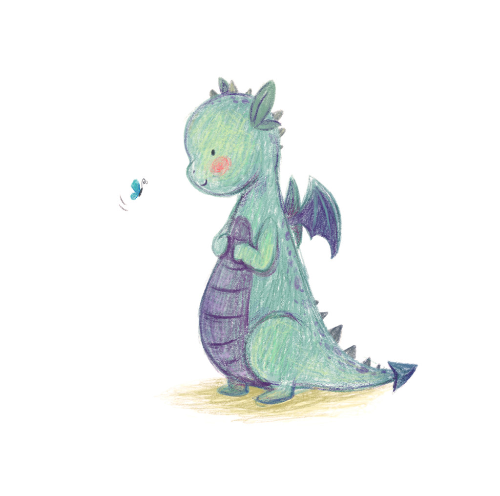 Baby Dragon Art Contest: Illustrator Daniela Sosa ~ A Shy, Kind Dragon ...